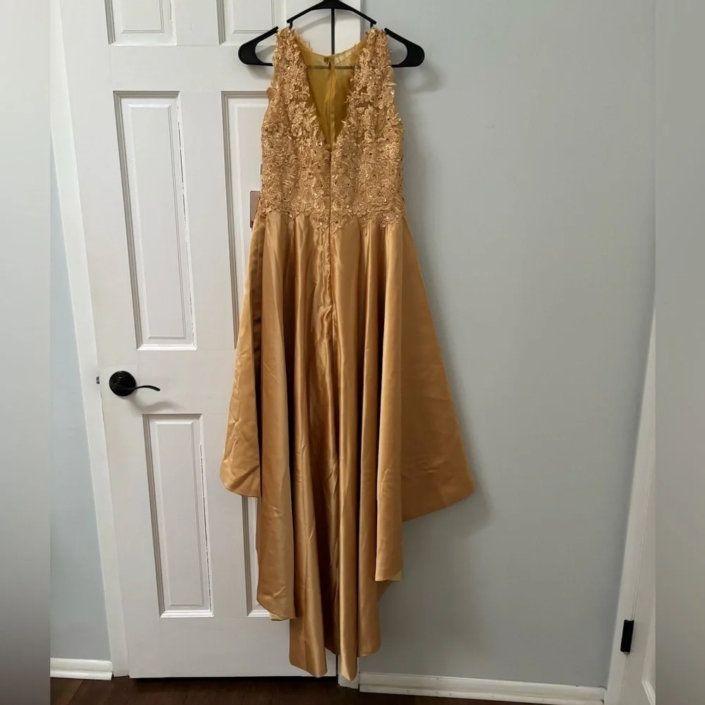 Gold Sleeveless Dress